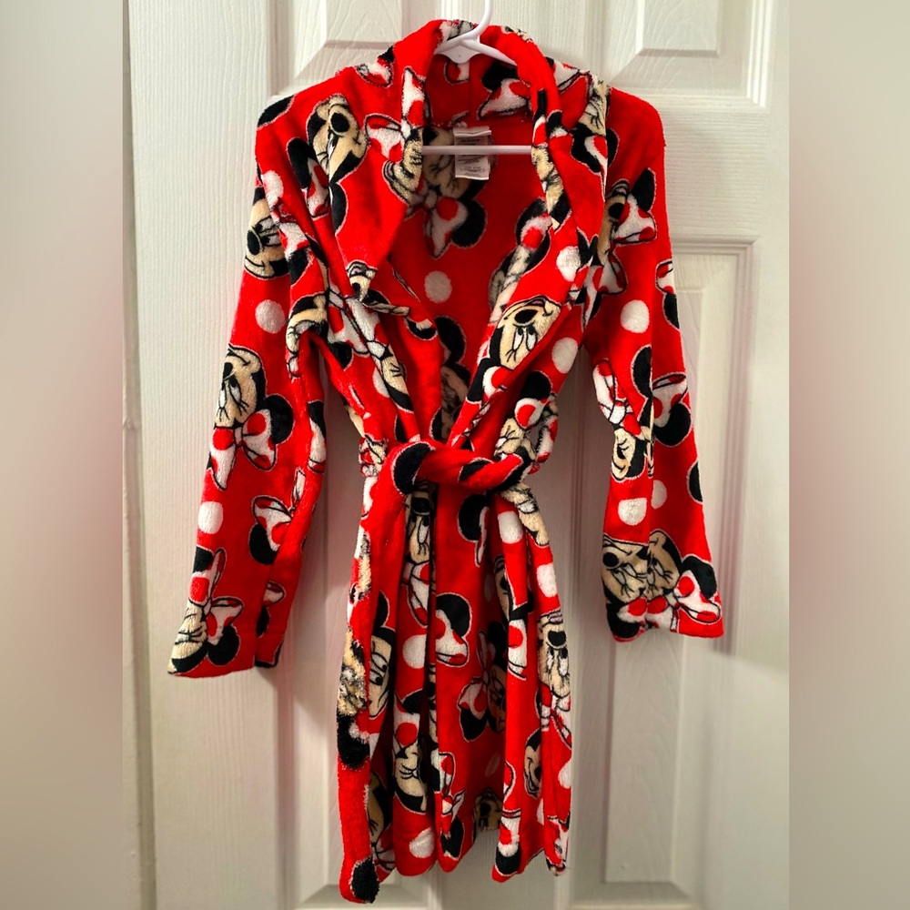 Girls 5T Disney Minnie Mouse Robe